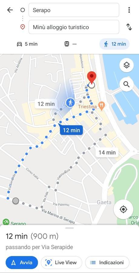 Apartmán Minu Gaeta Exteriér fotografie